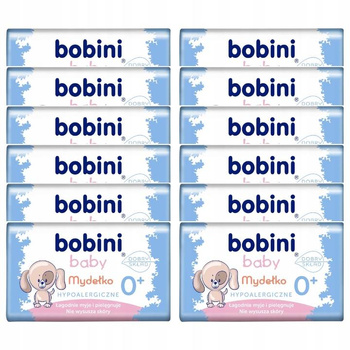 Bobini Mydło w Kostce dla Dzieci i Niemowląt 12szt