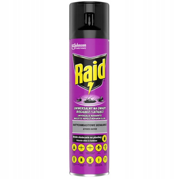 Raid Uniwersalny Spray na Owady w Aerozolu 400ml