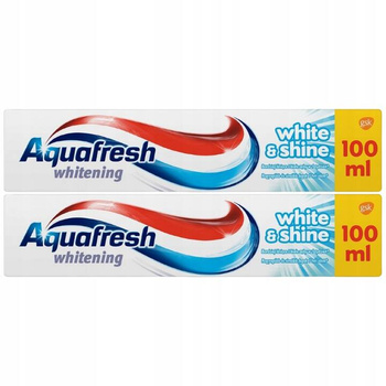Aquafresh WHITE & SHINE Pasta do Zębów 2x100 ml
