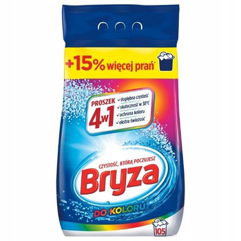 Bryza 4w1 Proszek do Prania Kolor 6,825kg 105 prań