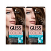 Gliss Color Farba do włosów orzechowy brąz 5-65x2