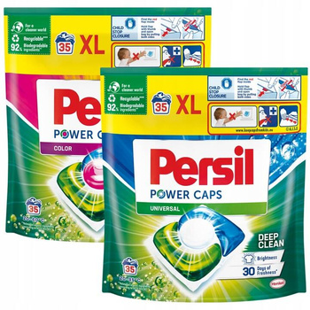 Persil Power Caps Kapsułki do Prania Zestaw MIX 70 szt.