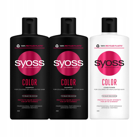 Syoss Color Szampon Odżyw do włosów Farbowanych x3 