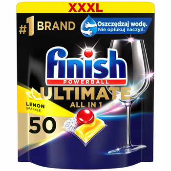 FINISH ULTIMATE LEMON Tabletki do zmywarki 50