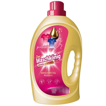 Waschkonig Płyn Żel do Prania Wool & Sport 100 Prań 3 l