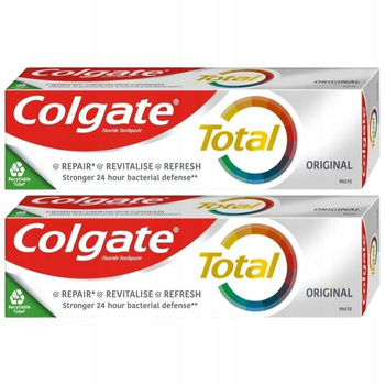 Colgate Total Original Pasta do Mycia Zębów 2x75ml