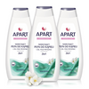 Apart Żel pod Prysznic Damski Białe Kwiaty 900ml x3