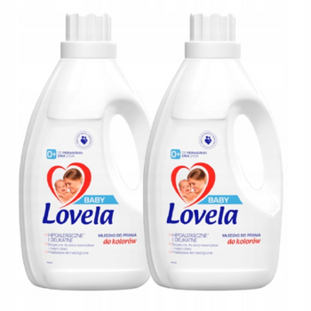 Lovela Baby Mleczko Hipoalergiczne do Prania Koloru  2x4,5 L