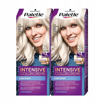 Palette Farba włosów C9 (9,5-1) Srebrzysty Blond x2