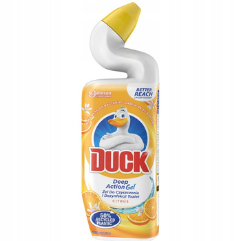 Domyślna Duck Żel do Czyszczenia i Dezynfekcji Toalet Cytrusowy 750ml