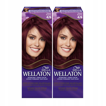 Wellaton Krem Koloryzujący Burgund 4/6 x2
