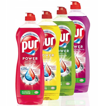 Pur Płyn do Mycia Naczyń MIX 750ml x4