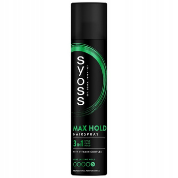 Syoss Max Hold Lakier Mocno Utrwalający 300ml