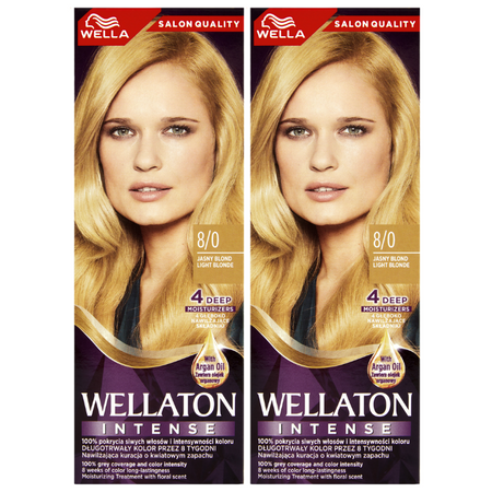 Wellaton Krem Koloryzujący Jasny Blond 8/0 x2