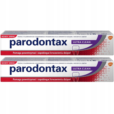 Parodontax Ultra Clean Pasta do Zębów 2x75ml