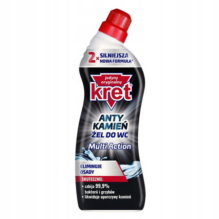 Kret Żel WC Anty Kamień Power Multi Action 750g x2