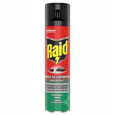 Raid Spray na Owady Biegające Eukaliptus 400 ml
