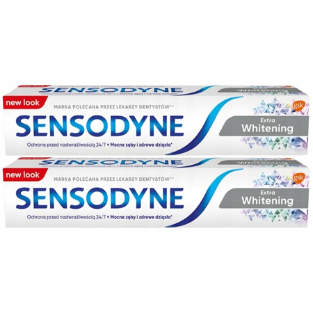 Sensodyne Extra Whitening Pasta do Zębów 2x75 ml