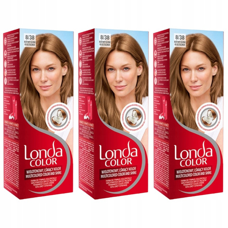 Londa Color Farba do Włosów Beżowy Blond 8/38 x3