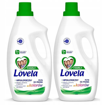 LOVELA Family Płyn do Prania Kolorów 2 x 1,85L 56p