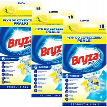Bryza Płyn do Czyszczenia Pralki Lemon 250ml x3