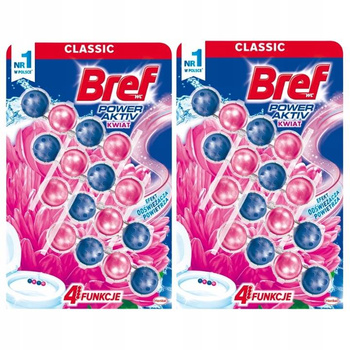 Bref Power Zawieszka WC Kwiatowa Świeżość 4x50g x2