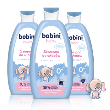 Bobini Baby Szampon dla Niemowląt 300ml x3