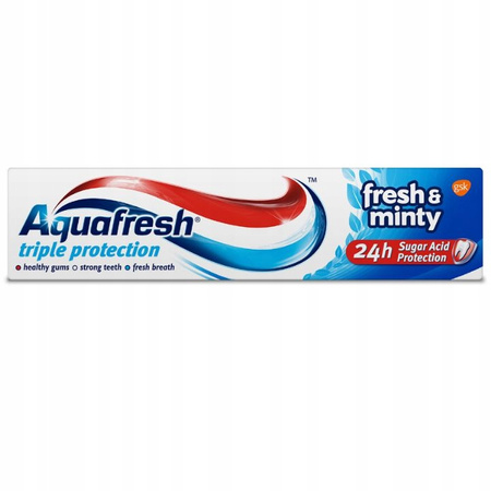 Aquafresh Fresh & Minty Pasta do Zębów 2x75 ml