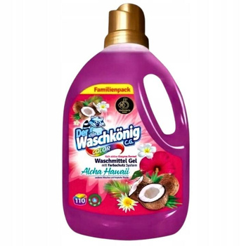Waschkonig Żel do Prania Kolor Perfumowany Zapach Aloha Hawaii 3,305L 110pr