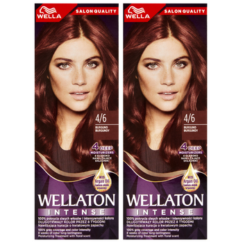 Wellaton Krem Koloryzujący Burgund 4/6 x2