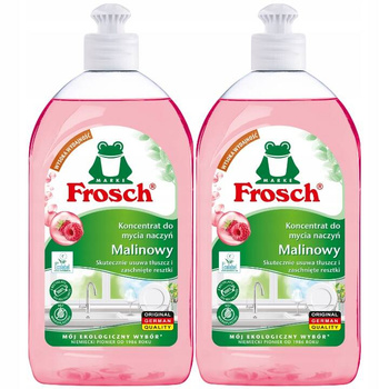 Frosch Malinowy Koncentrat do Mycia Naczyń 2x500ml