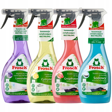 Frosch Płyn do Czyszczenia Kuchni Łazienki 4x500ml