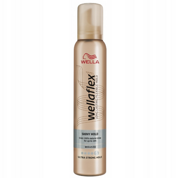 Wellaflex Shiny Hold Pianka do Włosów 200ml
