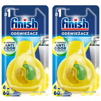 Finish Zapach Do Zmywarki Cytryna Odświeżacz 60 x2