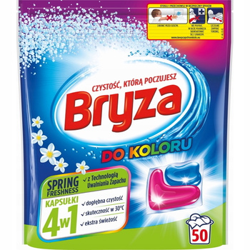 Bryza 4w1 Spring Freshnes Kapsułki do Koloru 50szt