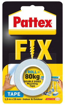 Pattex FIX Dwustronna Taśma Montażowa 80 kg