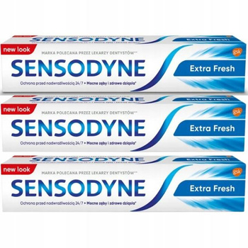 Sensodyne Extra Fresh Pasta do Zębów 75ml x3