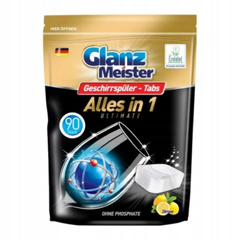Glanz Meister Tabletki do Zmywarki Lemon 90 szt.