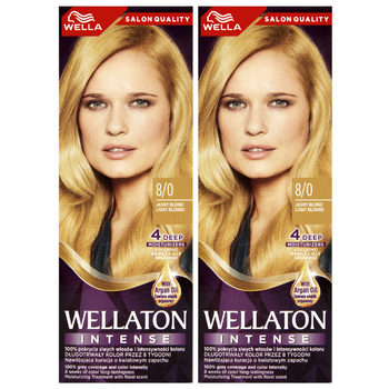 Wellaton Krem Koloryzujący Jasny Blond 8/0 x2
