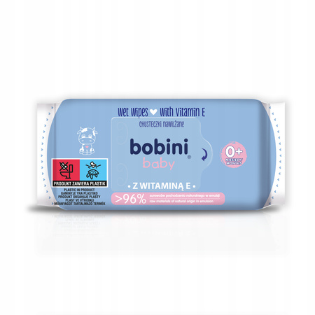 Bobini Baby Chusteczki Nawilżane dla Dzieci 60szt