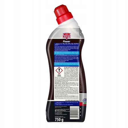 Kret Żel WC Anty Kamień Power Multi Action 750g x2