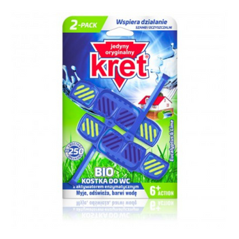 Kret BIO Kostka do Spłuczki z Aktywatorem 2x40g