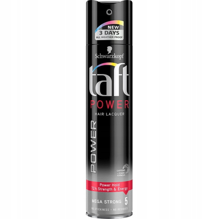 Taft Caffeine Power Lakier do włosów 250ml x3