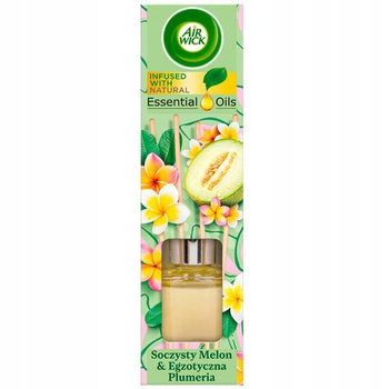 Air Wick Patyczki Zapachowe Soczysty Melon i Egzotyczna Plumeria 40ml