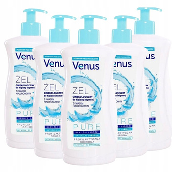 VENUS Żel Ginekologiczny do Higieny Intymnej Pure 500 ml x5