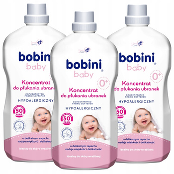 Bobini Baby Koncentrat do Płukania Ubranek 1,8L x3