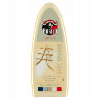 Bufalo Pasta do Pielęgnacji Butów z Gąbką Bezbarwny