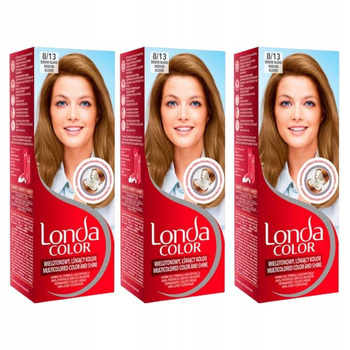 Londa Color Farba do Włosów Średni Blond 8/13 x3