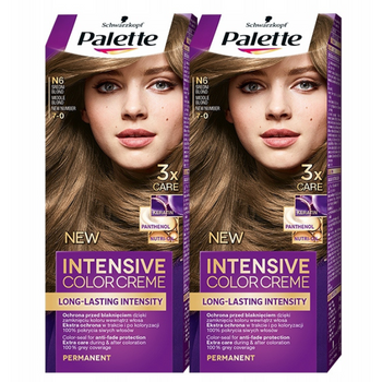 Palette Farba do włosów N6 (7-0) Średni Blond x 2