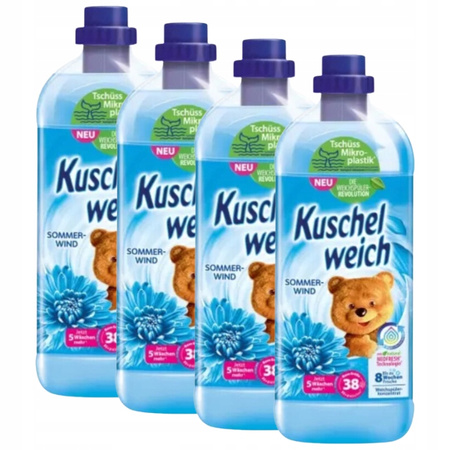Kuschelweich Sommerwind Płyn do Płukania 1L 38pr x4